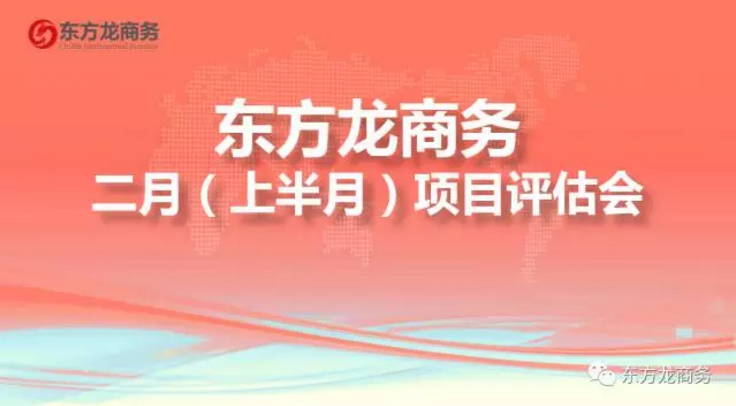 東方龍商務(wù)舉行二月上半月投資選址項目評估會，確定下階段重點對接項目，提出項目開發(fā)新舉措